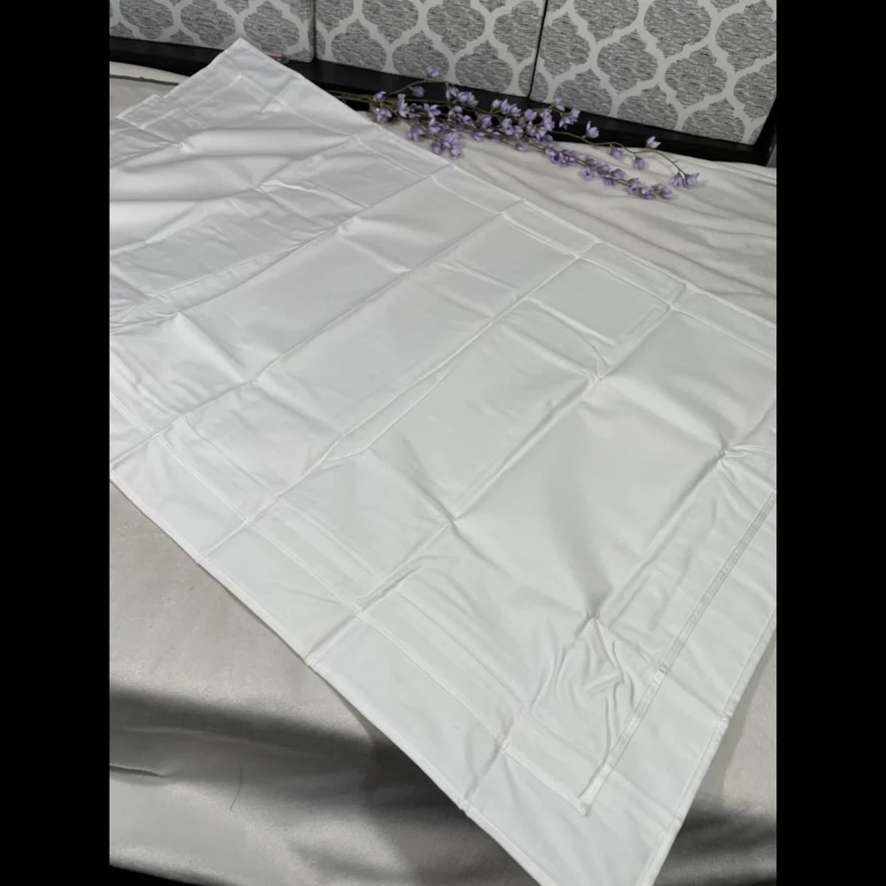 NIB Lauren Ralph Lauren Spencer Cotton‎ Sateen Border King Sham